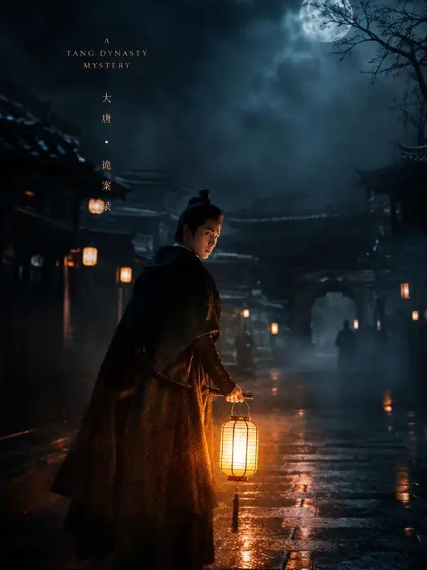 长安夜行客 短剧竖版封面，古装传奇题材